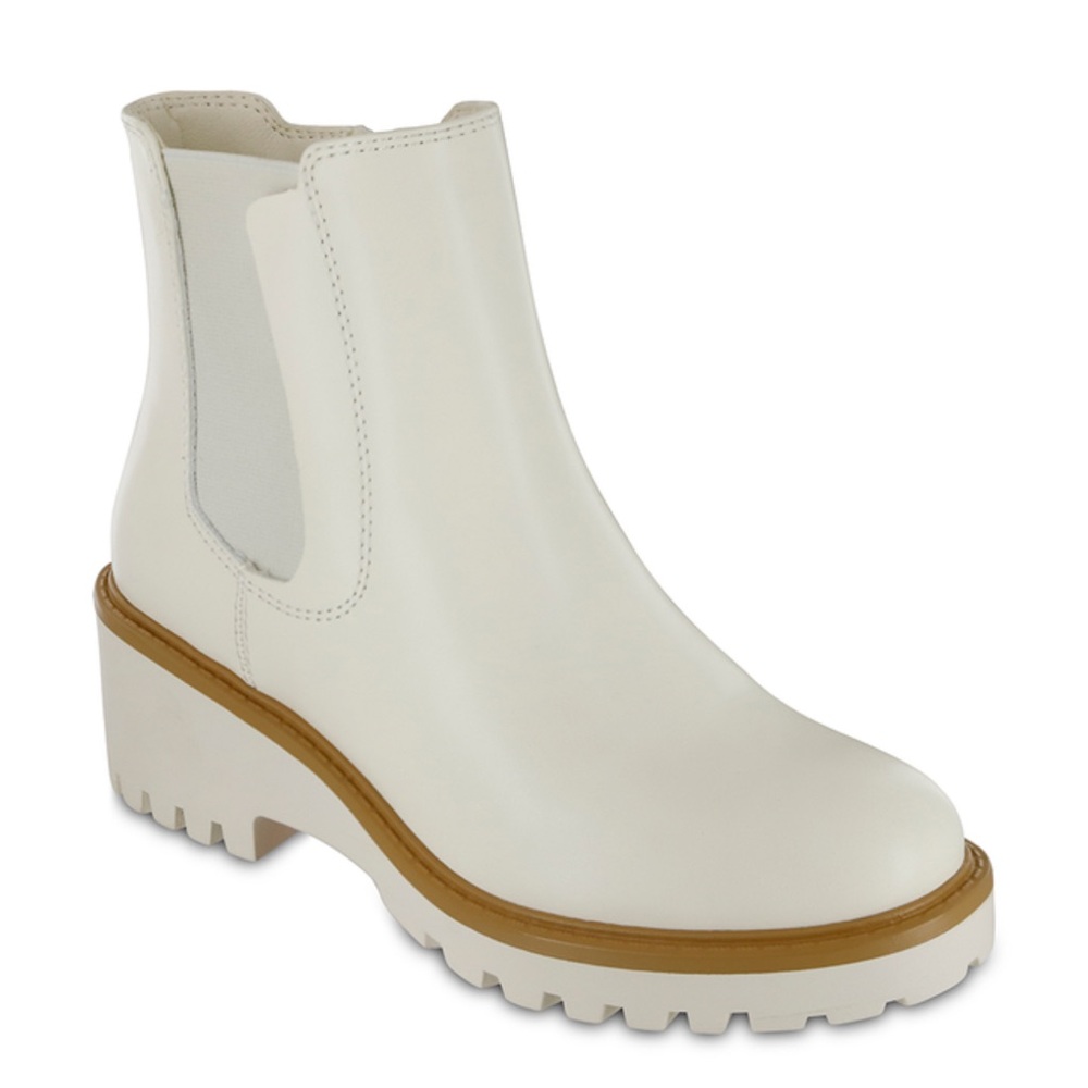 MIA White Ankle Boots
